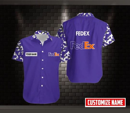 Discover Personalized FedEx Hawaiian Shirt, FedEx Ground Aloha Shirt
