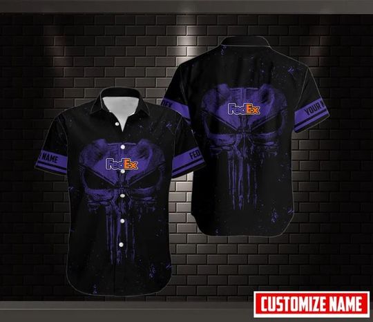 Personalized FedEx Hawaiian Shirt, FedEx Ground Aloha Shirt