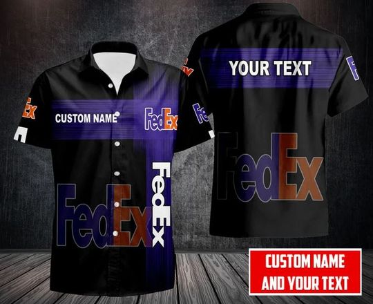 Personalized FedEx Hawaiian Shirt, FedEx Ground Aloha Shirt