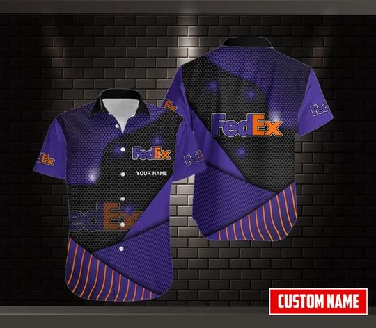 Personalized FedEx Hawaiian Shirt, FedEx Ground Aloha Shirt