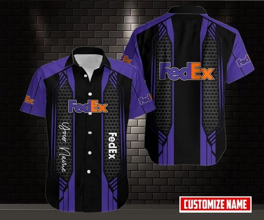 Discover Personalized FedEx Hawaiian Shirt, FedEx Ground Aloha Shirt