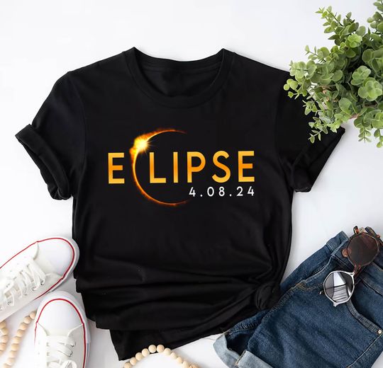 Discover Total Solar Eclipse 2024 Shirt, April 8th 2024 Shirt, Eclipse Event 2024 Shirt