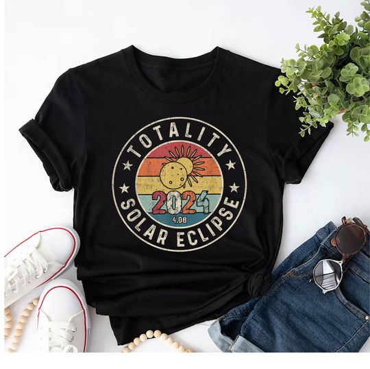Discover Total Solar Eclipse 2024 Shirt, April 8th 2024 Shirt, Eclipse Event 2024 Shirt