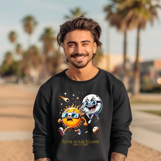 Discover Total Solar Eclipse 2024 Sweatshirt, April 8th 2024 Shirt
