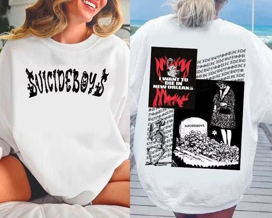 Vintage Suicideboys Shirt, Hip Hop Music, Suicideboys 2 Sides Shirt