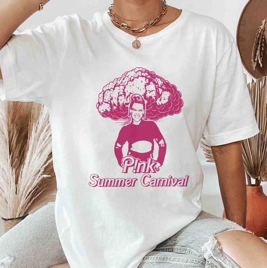 Pink Summer Carnival 2024 Tour Design, Pink Tour T Shirt