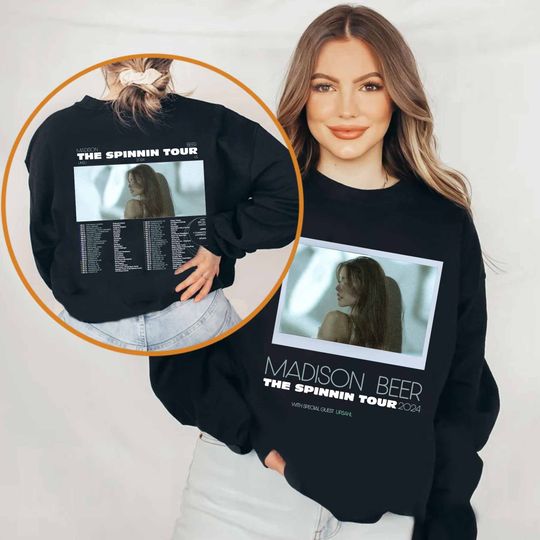 Madison Beer The Spinning Tour 2024 Sweatshirt