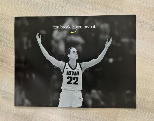 Caitlin Clark You Break It You Own It Poster, Caitlin Clark Poster