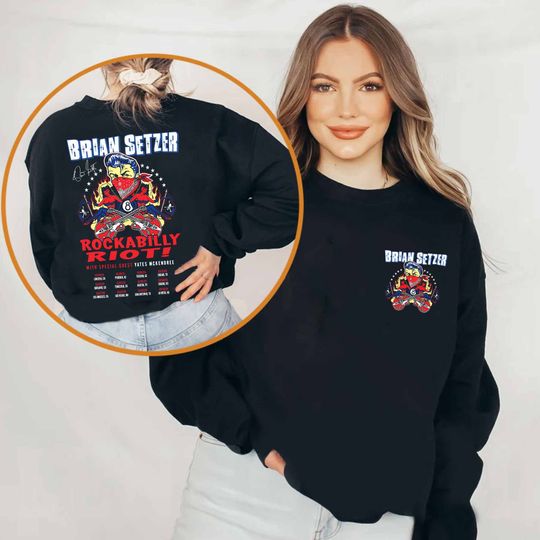 Brian Setzer Rockabilly Riot 2024 Tour Sweatshirt