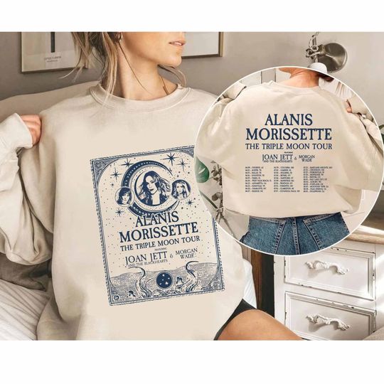 Alanis Morissette The Triple Moon Tour 2024 Sweatshirt