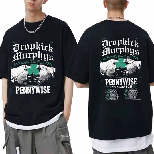 Discover St PatrickS Day Tour 2024 Dropkick Murphys Shirt