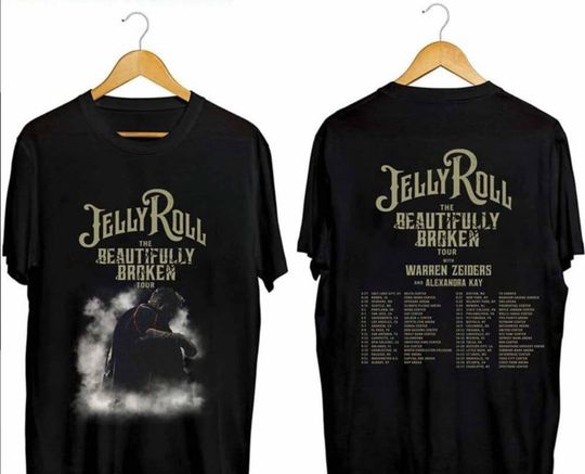 Discover Jelly Roll The Beautifully Broken Tour 2024 Shirt