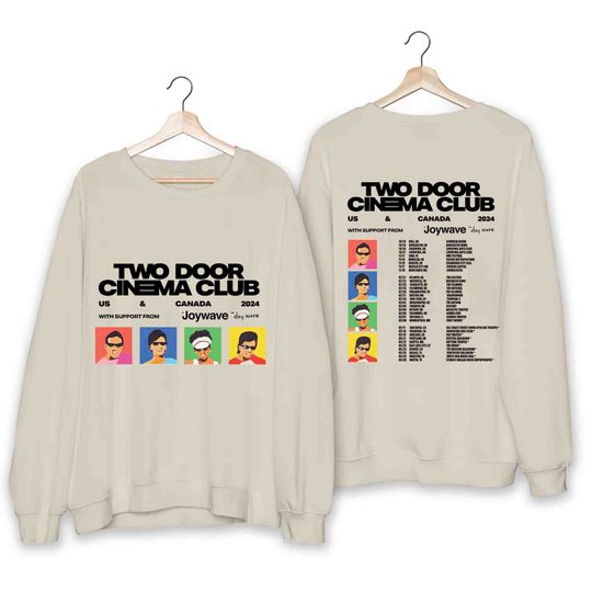 Discover Two Door Cinema Club 2023 2024 Tour Sweatshirt