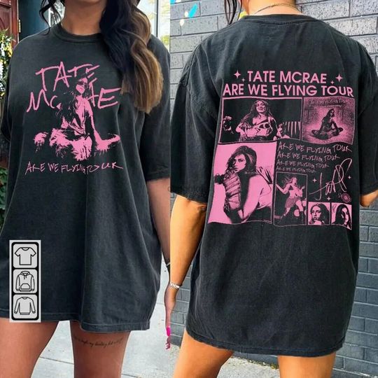 Tate McRae Are We Flying 2023 Tour Music Shirt