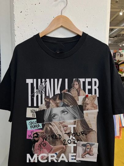 Tate McRae The Think Later World Tour 2024 T Shirt