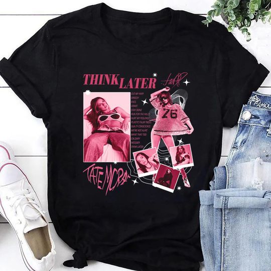 The Think Later Album Tate McRae T Shirt Fan Gift 2024 Tour