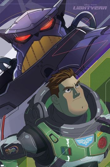 Disney Pixar Lightyear - Buzz and Zurg Poster