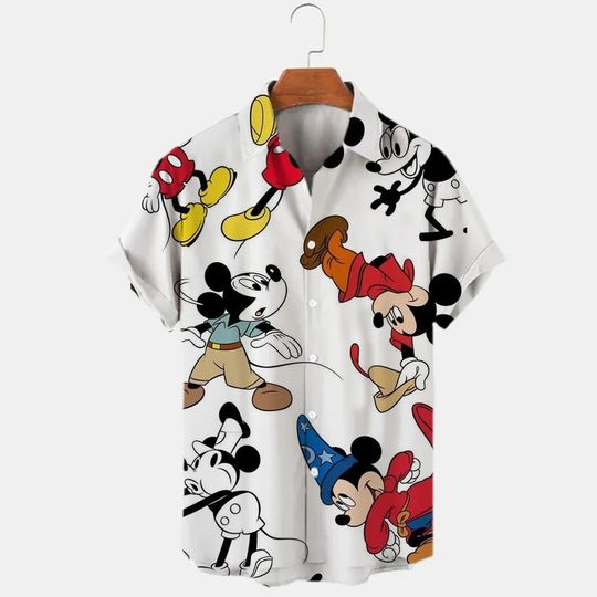 Discover Disney Donald Duck Mickey Mouse Floral Shirt, Summer Fashion Shirt