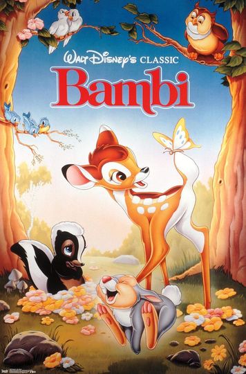 Disney Bambi Movie Poster
