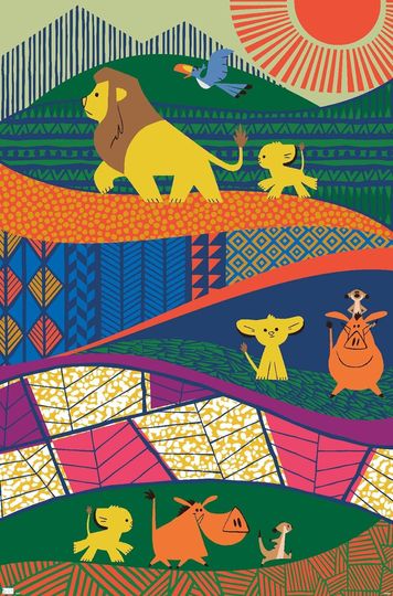 Disney The Lion King - Mufasa And Simba Poster