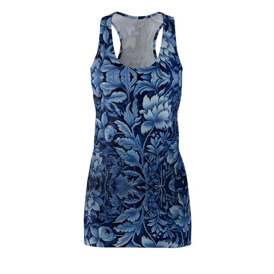 Discover Flower Women's Cut & Sew Racerback Dress