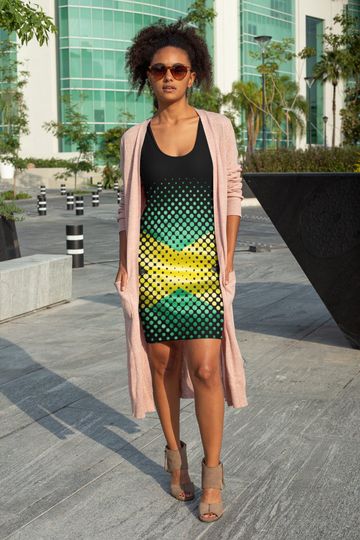Jamaica Women's Cut & Sew Racerback Dress