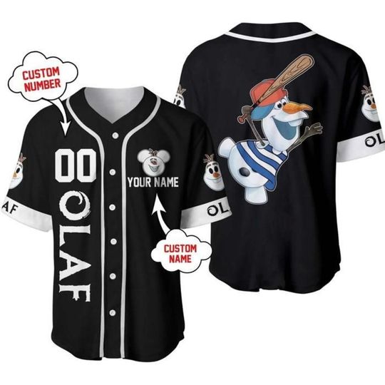 Discover Olaf Frozen Baseball Jersey Men's Women's Baseball Jersey