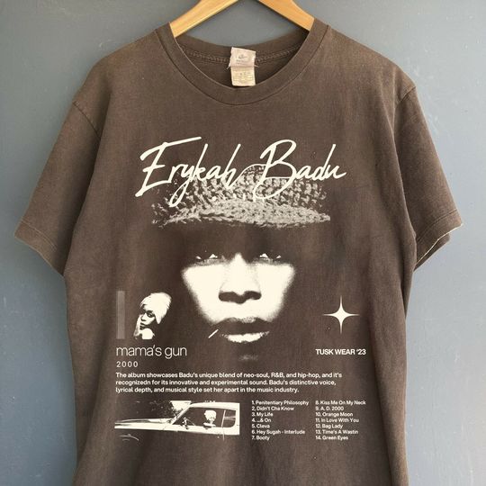 90s Erykah Badu T-Shirt, Erykah Badu Music Tshirt