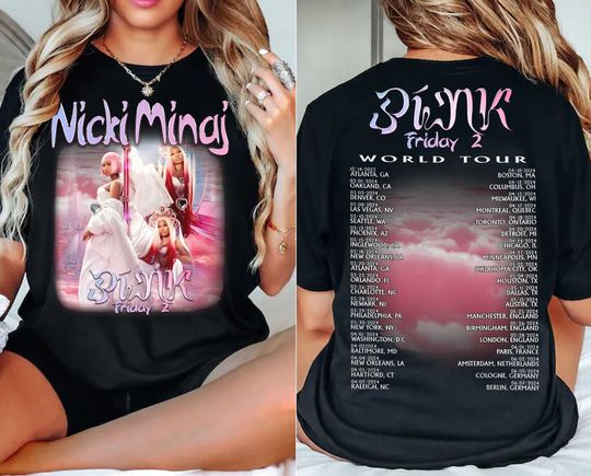Vintage Nicki Minaj World Tour 2024 Shirt, Nicki Minaj Statue Retro Shirt