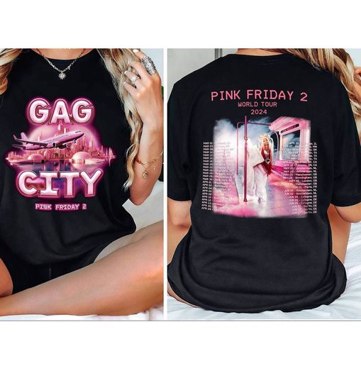 Nicki Minaj Pink Friday 2 Tour Shirt, Gag City Shirt, Nicki Minaj World Tour Shirt