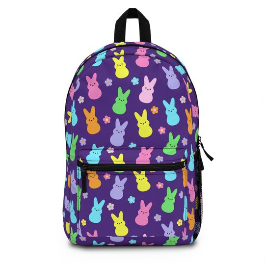 Marshmallow Bunny Backpack in Purple