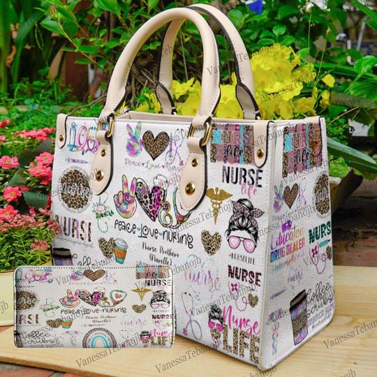 Nurse Heart Leather Bag