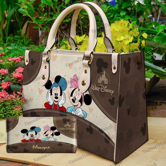 Discover Vintage Mickey Leather HandBag