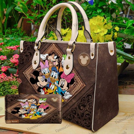 Discover Vintage Mickey Leather HandBag