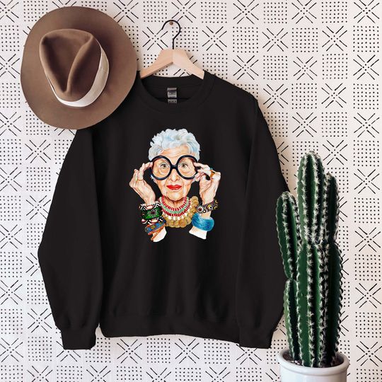 Discover Iris Apfel Sweatshirt, RIP Iris Apfel Sweatshirt