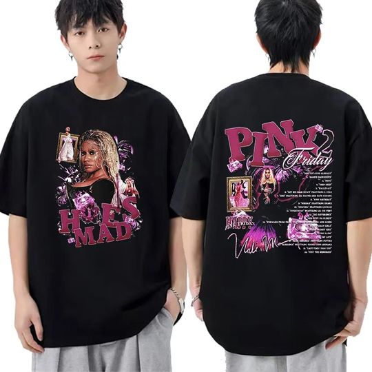 Discover Rapper Nicki Minaj 2024 World Tour T Shirts