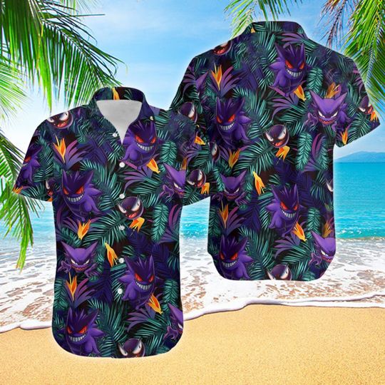 Discover Funny Ghost Hawaii Shirt, Ghost Button Up Shirt