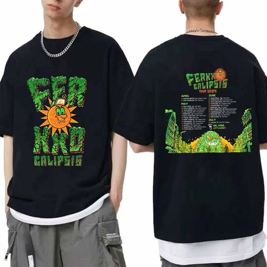 Discover Ferxxocalipsis World Tour 2024 Shirt, Feid Ferxxo 2024 Tour tee, Ferxxo 2024 Tour