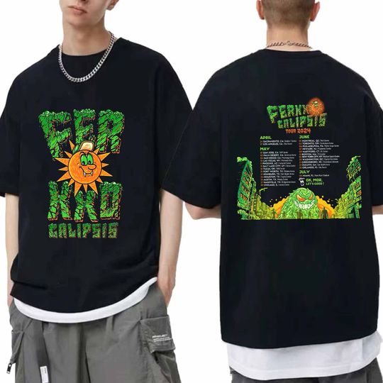 Discover Ferxxocalipsis World Tour 2024 Shirt, Feid Ferxxo 2024 Tour tee, Ferxxo 2024 Tour
