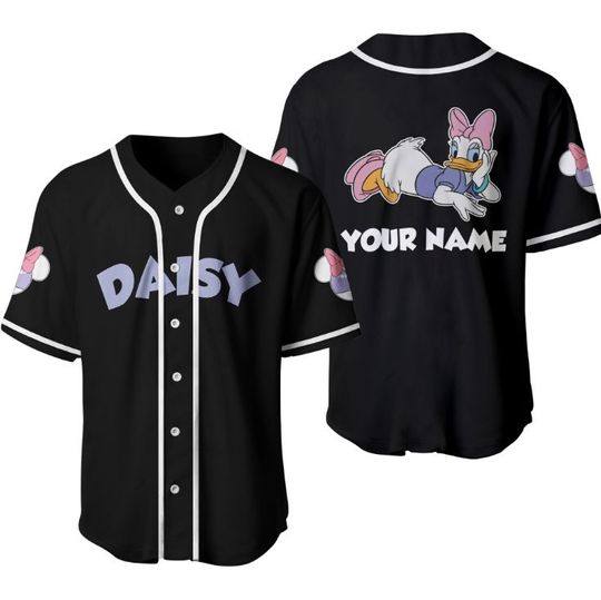 Discover Personalized Daisy Duck Disney Baseball Jersey, Disney Jersey