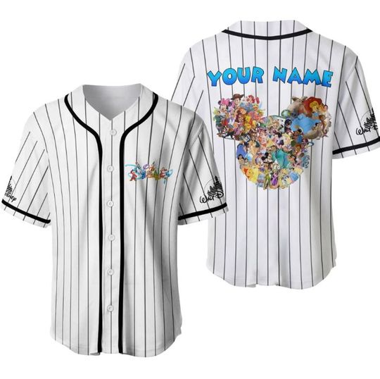 Discover Personalized Mickey And Friends Disney Baseball Jersey, Disney Jersey