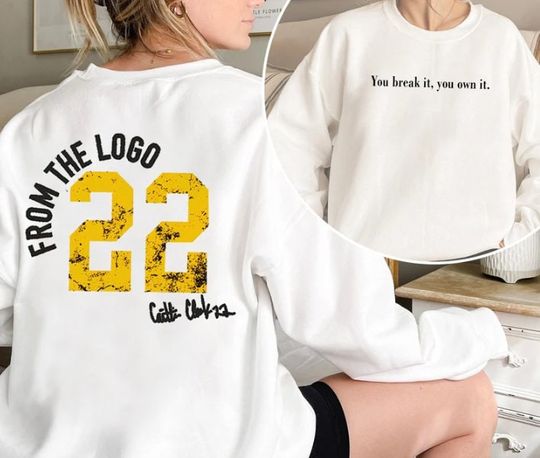 You Break It You Own It Shirt, Vintage Caitlin Clark Sweatshirt