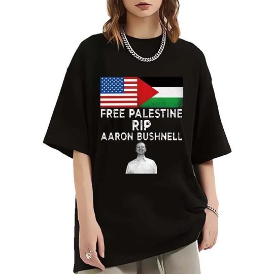 Discover 2024 Aaron Bushnell Shirt, Liberation Shirt