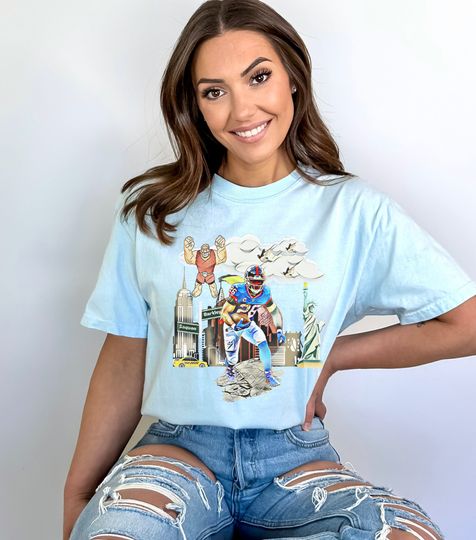 Saquon Barkley Vintage T-Shirt, Bootleg Retro 90's Fans Shirt