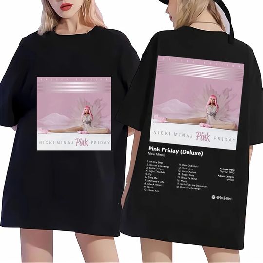 Discover Rapper Nicki Minaj Music Album Graphic T Shirts