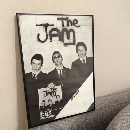 The Jam Marquee Concert 1977 Paul Weller Poster