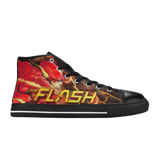 The Flash Custom High Top Shoes Unisex Adult and Kids