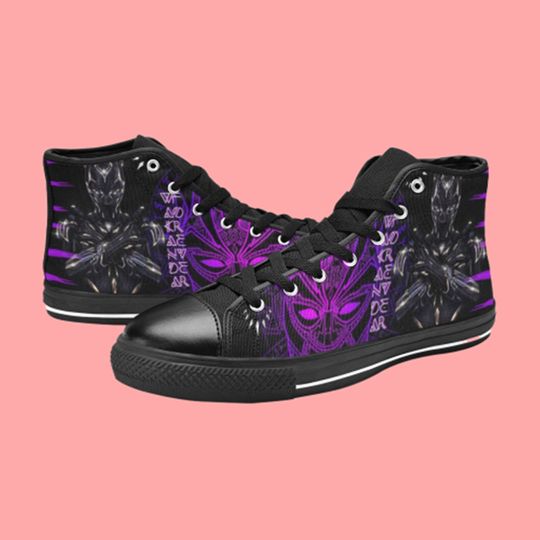 Canvas Black Panther High Top Sneakers
