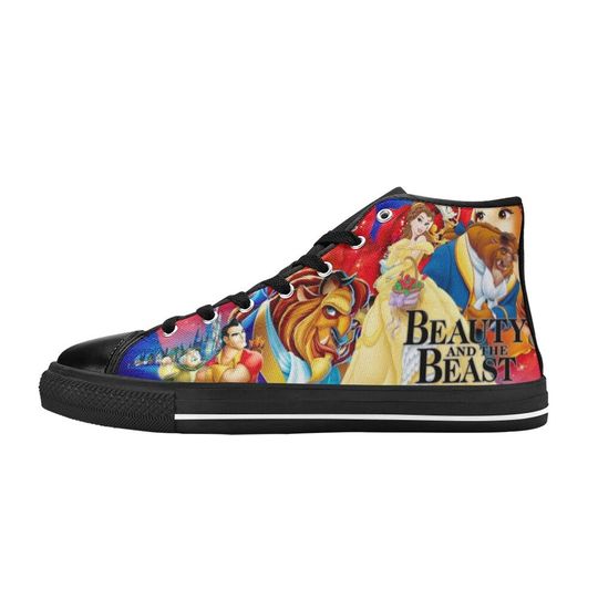 Discover Beauty & The Beast Disney High Top Sneakers