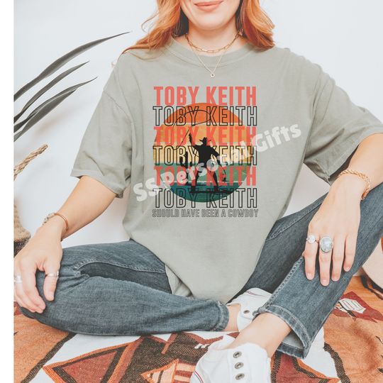 Discover Toby Keith Shirt Should Have Been A Cowboy Sunset TShirt, In Memory Of Toby T-Shirt